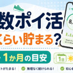 歩数ポイ活はどれくらい貯まる？1日・1か月の獲得額と考え方を解説