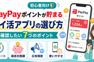 PayPayポイントが貯まるポイ活アプリの選び方
